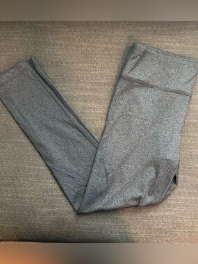 Reflex 90 Degree Heather Charcoal Gray Active Leggings